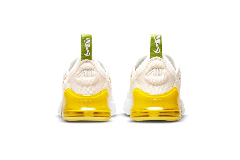 Toddler's Air Max 270 White/Crimson Bliss (DV2202 100)