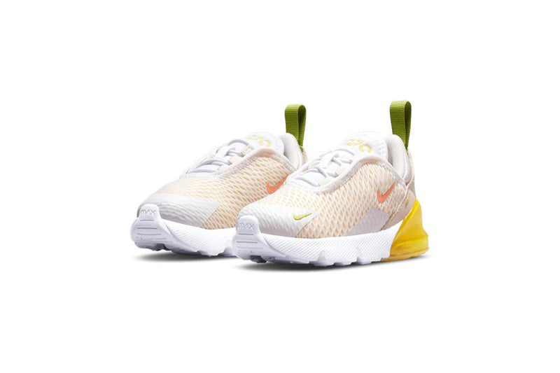 Toddler's Air Max 270 White/Crimson Bliss (DV2202 100)