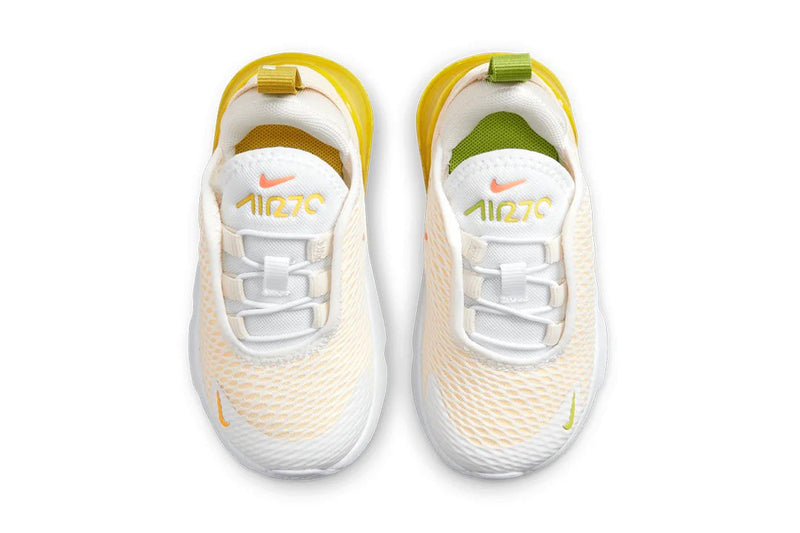Toddler's Air Max 270 White/Crimson Bliss (DV2202 100)