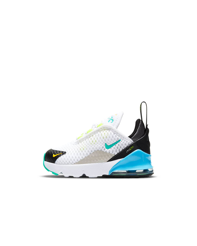 Toddler's Air Max 270 White/Hyper Jade-Black (DJ4606 100)