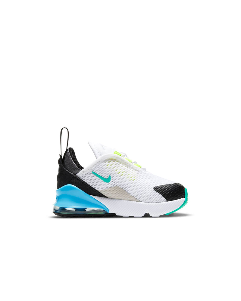 Toddler's Air Max 270 White/Hyper Jade-Black (DJ4606 100)