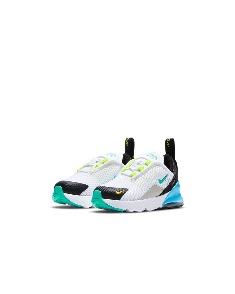 Toddler's Air Max 270 White/Hyper Jade-Black (DJ4606 100)