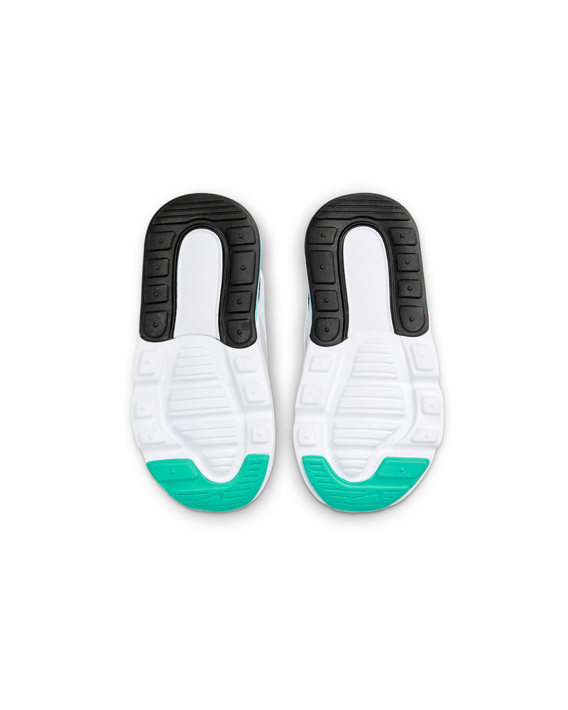 Toddler's Air Max 270 White/Hyper Jade-Black (DJ4606 100)