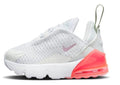 Toddler's Air Max 270 White/Pink Foam-Summit White (DD1646 113)
