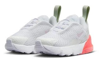 Toddler's Air Max 270 White/Pink Foam-Summit White (DD1646 113)