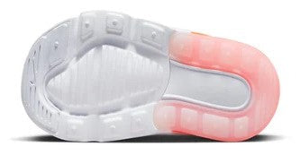 Toddler's Air Max 270 White/Pink Foam-Summit White (DD1646 113)