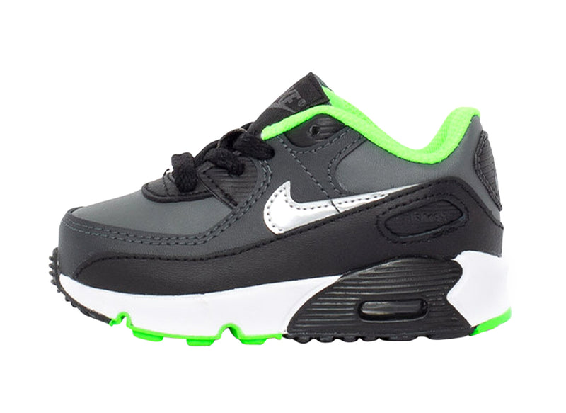 Toddler's Air Max 90 LTR Black/Chrome-Dk Smoke Grey (CD6868 016)