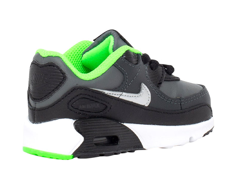 Toddler's Air Max 90 LTR Black/Chrome-Dk Smoke Grey (CD6868 016)