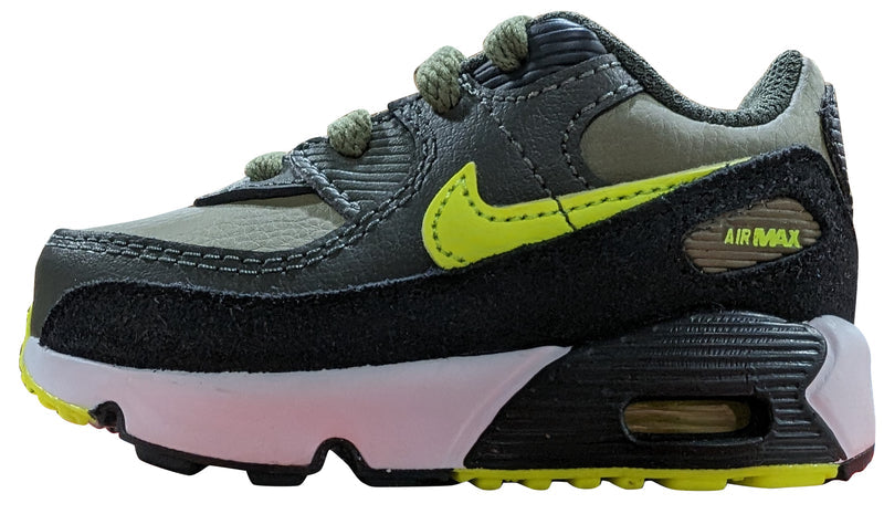 Toddler's Air Max 90 LTR Medium Olive/Volt-Black (DV3609 200)