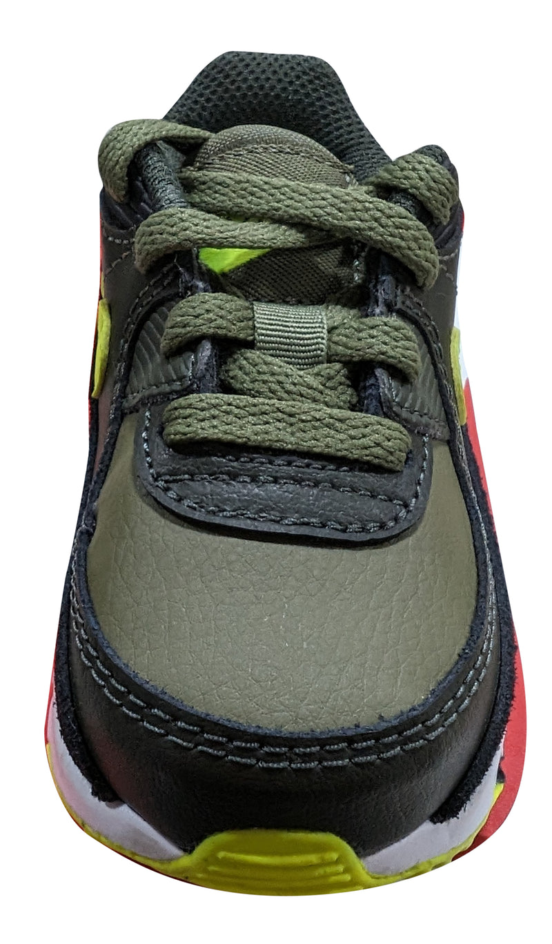 Toddler's Air Max 90 LTR Medium Olive/Volt-Black (DV3609 200)