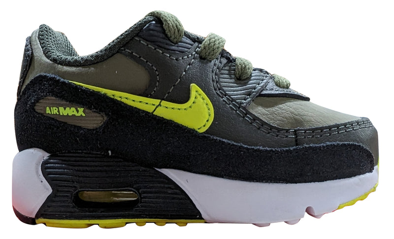Toddler's Air Max 90 LTR Medium Olive/Volt-Black (DV3609 200)