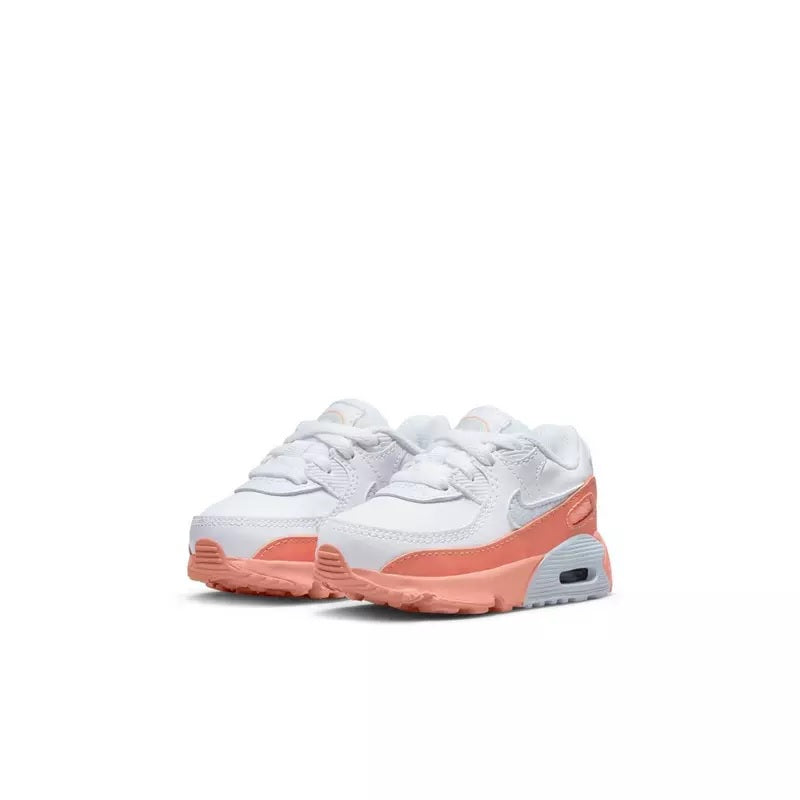 Toddler's Air Max 90 LTR SE White/Aura-Lt Madder Root (DM0958 100)