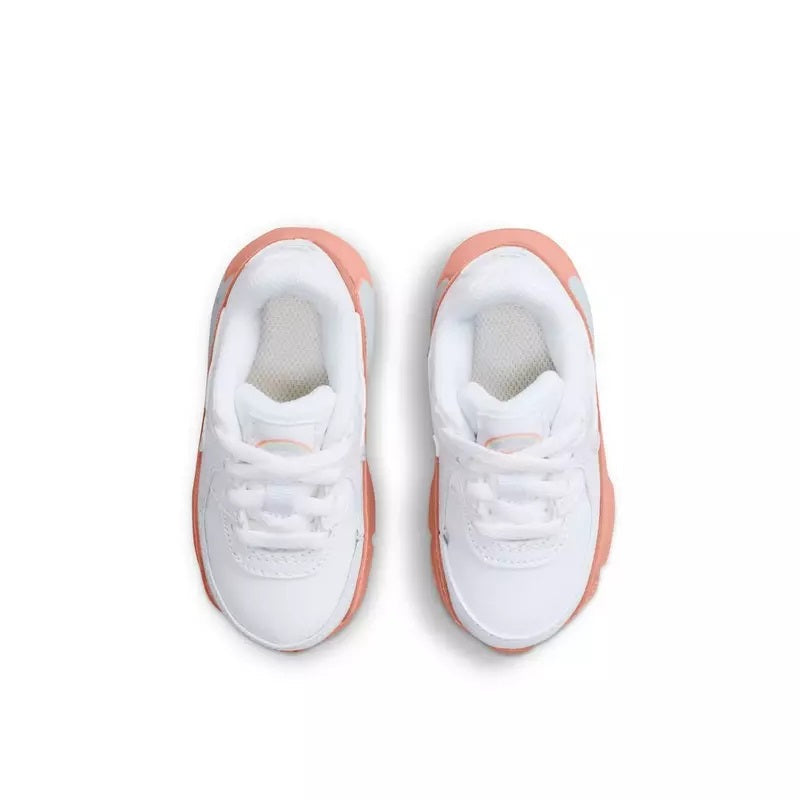 Toddler's Air Max 90 LTR SE White/Aura-Lt Madder Root (DM0958 100)