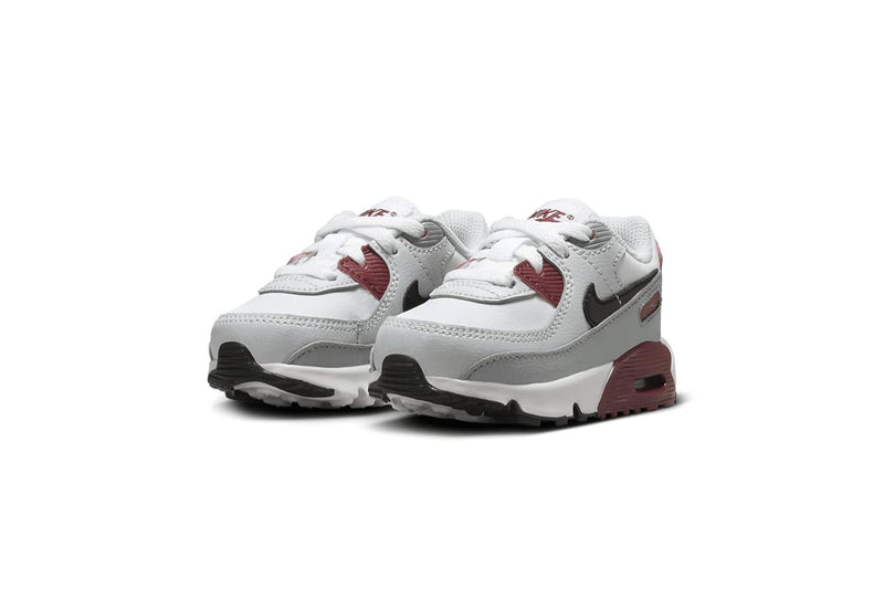 Toddler's Air Max 90 LTR White/Black-Dark Team Red (CD6868 125)