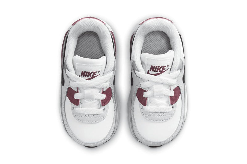 Toddler's Air Max 90 LTR White/Black-Dark Team Red (CD6868 125)