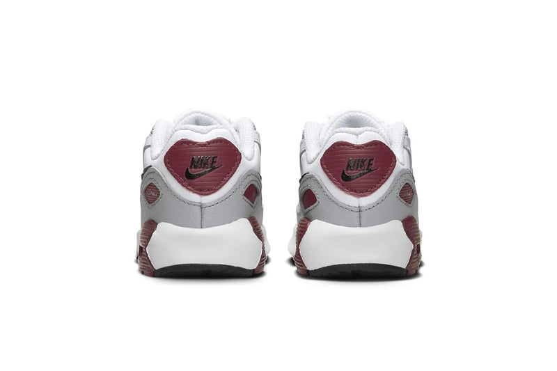 Toddler's Air Max 90 LTR White/Black-Dark Team Red (CD6868 125)