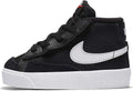 Toddler's Blazer Mid '77 Black/White-White-Team Orange (DA4088 002)