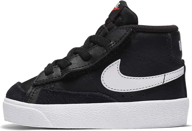 Toddler's Blazer Mid '77 Black/White-White-Team Orange (DA4088 002)