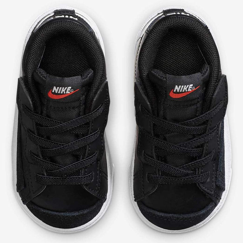 Toddler's Blazer Mid '77 Black/White-White-Team Orange (DA4088 002)