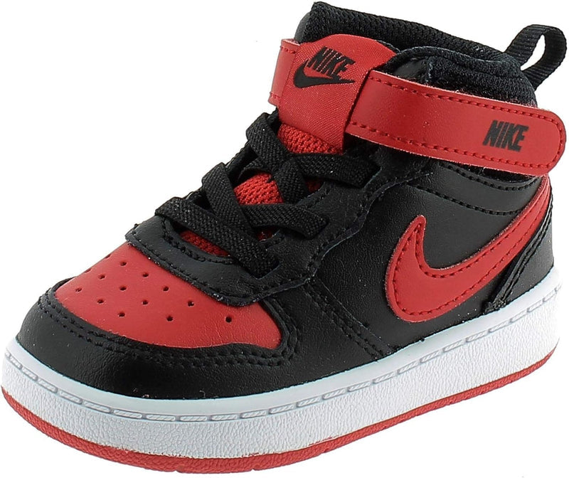 Toddler's Court Borough Mid 2 Blk/University Red-White (CD7784 003)