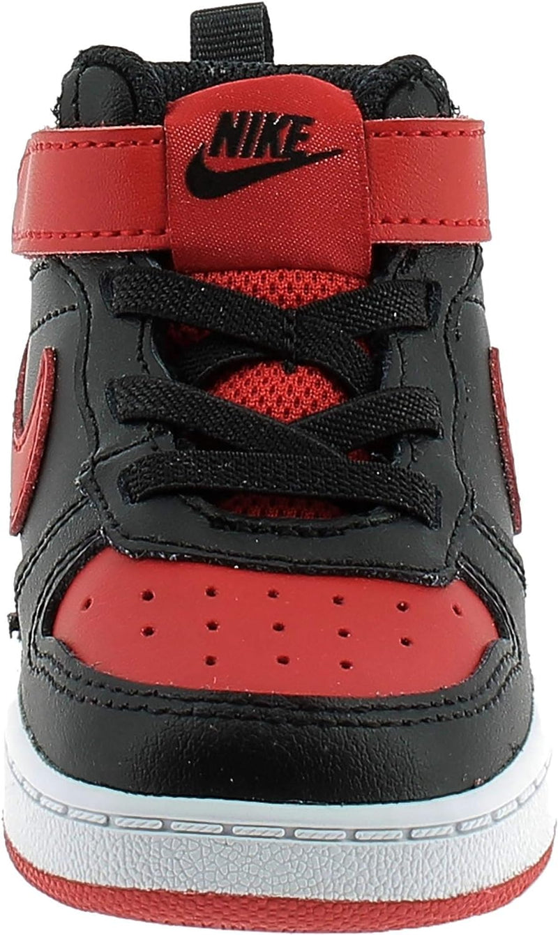Toddler's Court Borough Mid 2 Blk/University Red-White (CD7784 003)