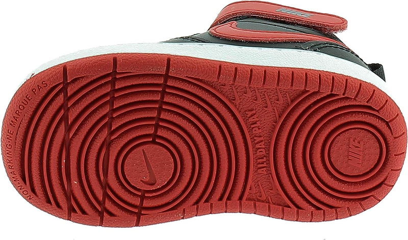Toddler's Court Borough Mid 2 Blk/University Red-White (CD7784 003)