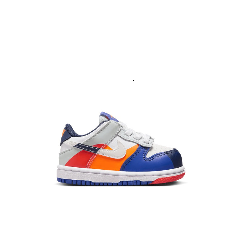 Toddler's Dunk Low SE White/White-Light Silver (FV2964 100)