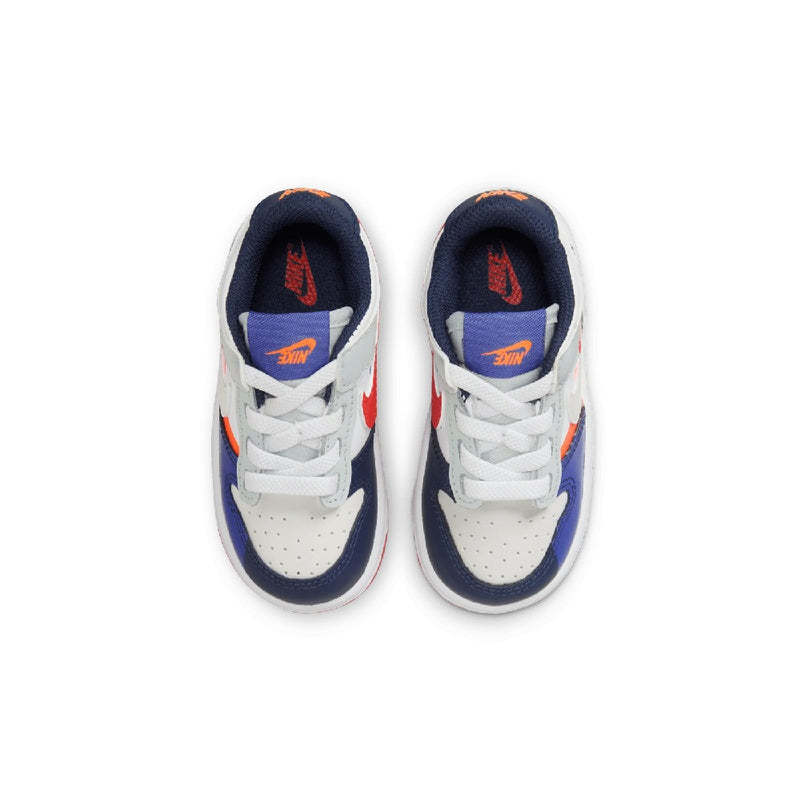 Toddler's Dunk Low SE White/White-Light Silver (FV2964 100)
