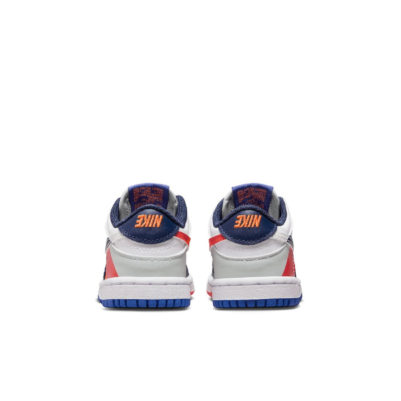 Toddler's Dunk Low SE White/White-Light Silver (FV2964 100)