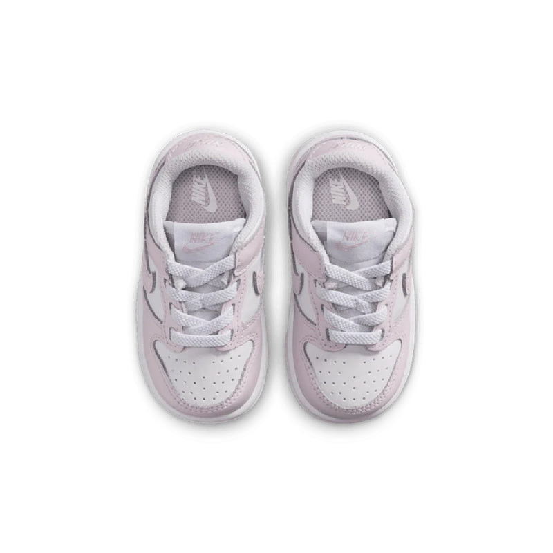 Toddler's Dunk Low White/Light Violet (FB9107 128)