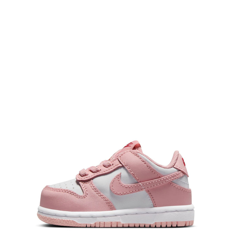 Toddler's Dunk Low White/Pink Glaze-Pomegrante (HV0929 100)