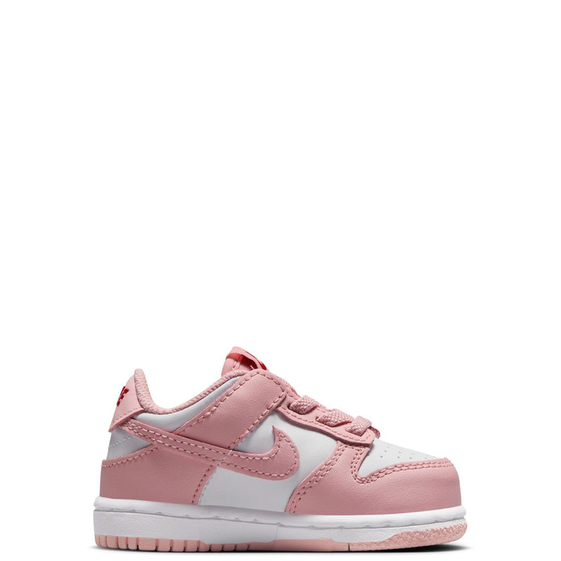 Toddler's Dunk Low White/Pink Glaze-Pomegrante (HV0929 100)