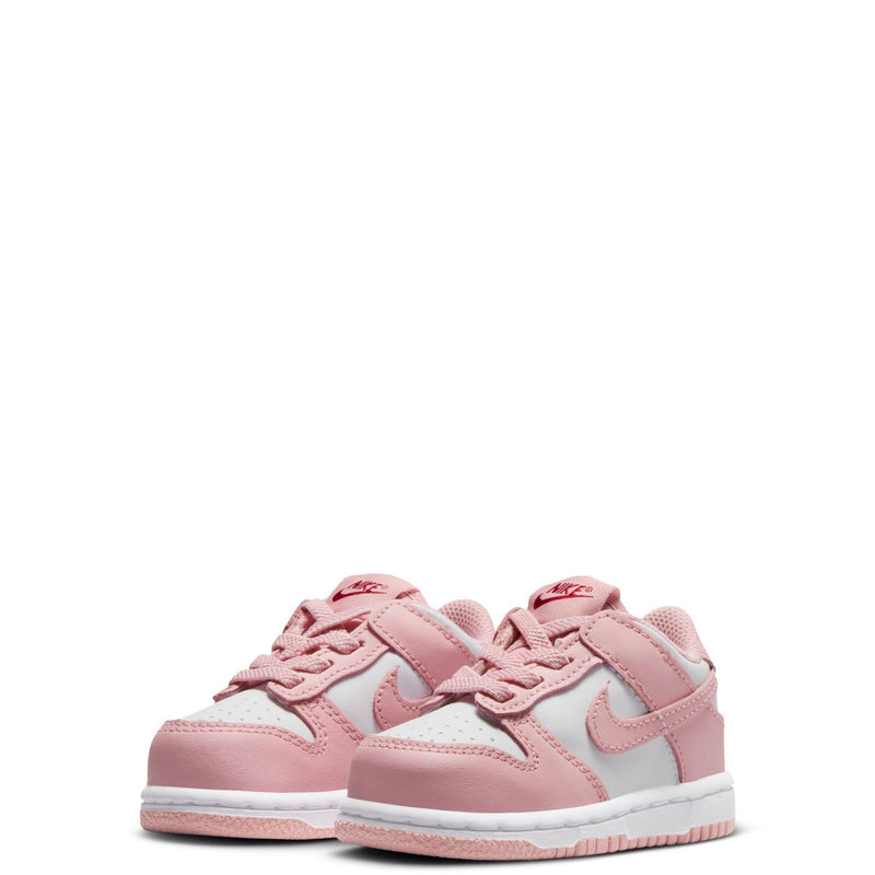 Toddler's Dunk Low White/Pink Glaze-Pomegrante (HV0929 100)