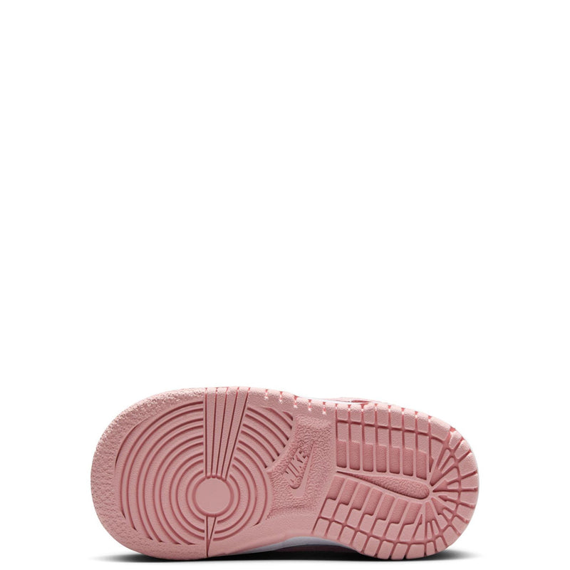 Toddler's Dunk Low White/Pink Glaze-Pomegrante (HV0929 100)