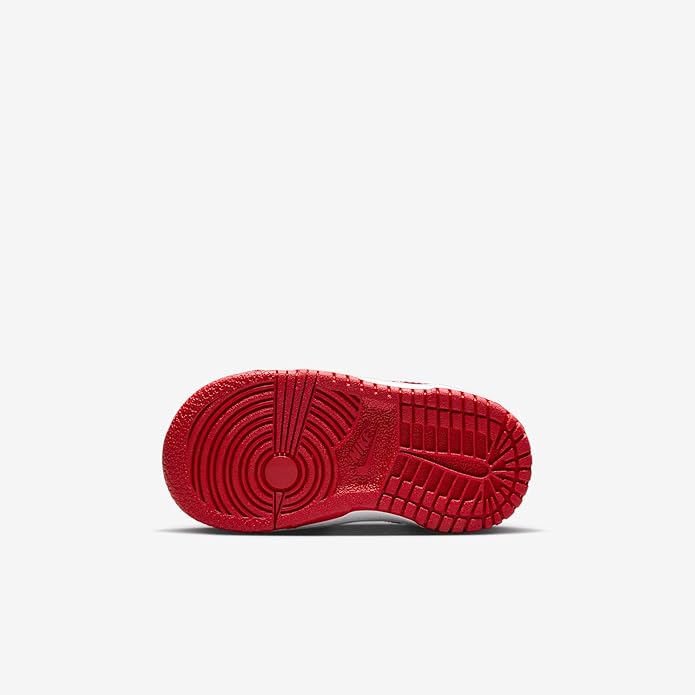 Toddler's Dunk Low White/University Red-White (FB9107 119)
