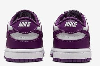 Toddler's Dunk Low White/Viotech-White (FB9107 110)