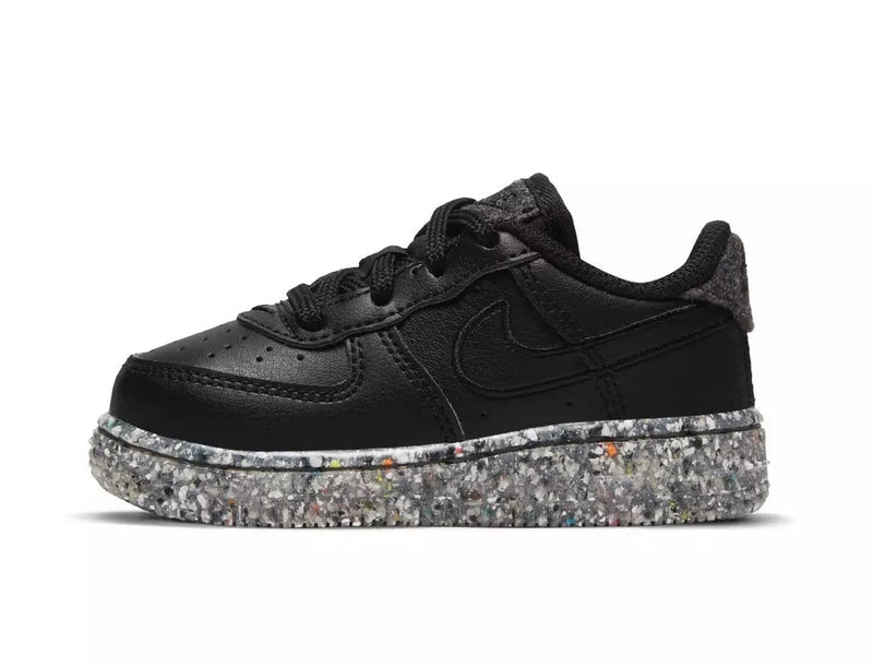 Toddler's Force 1 KSA Black/Black-Metallic Silver (DB4587 001)