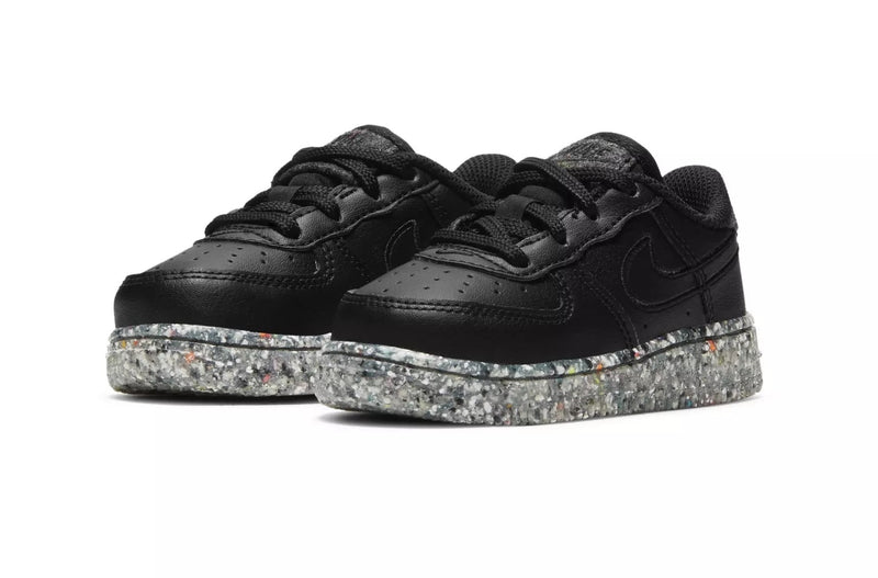 Toddler's Force 1 KSA Black/Black-Metallic Silver (DB4587 001)