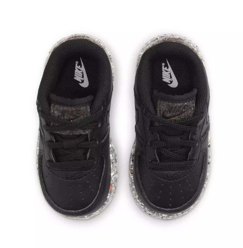 Toddler's Force 1 KSA Black/Black-Metallic Silver (DB4587 001)
