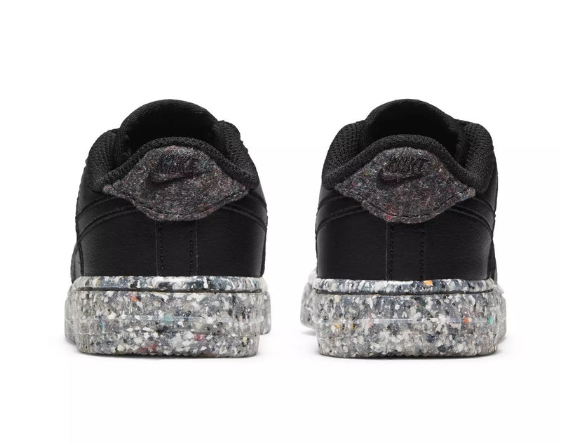 Toddler's Force 1 KSA Black/Black-Metallic Silver (DB4587 001)