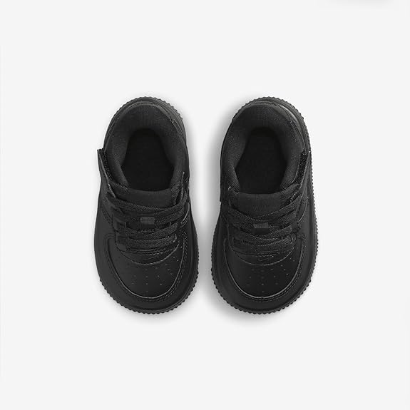 Toddler's Force 1 Low Easyon Black/Black-Black (FN0236 001)