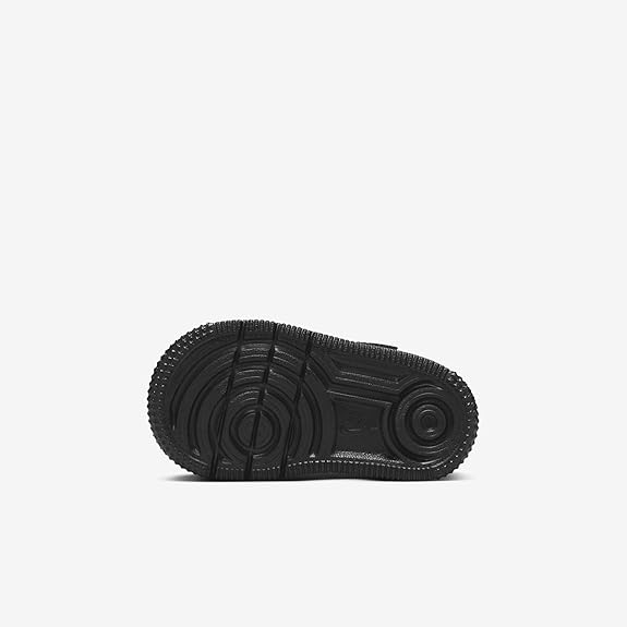 Toddler's Force 1 Low Easyon Black/Black-Black (FN0236 001)