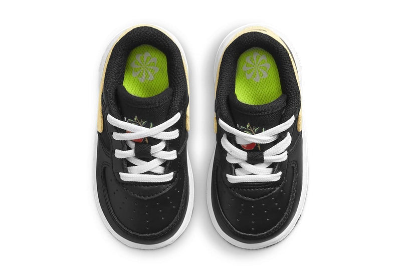 Toddler's Force 1 LV8 Black/Solar Flare-White-Black (CZ2663 001)