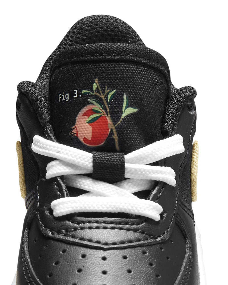 Toddler's Force 1 LV8 Black/Solar Flare-White-Black (CZ2663 001)
