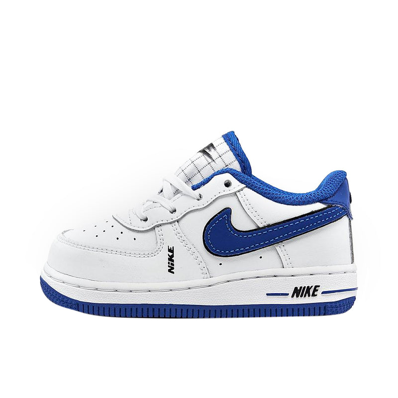 Toddler's Force 1 LV8 White/White-Black-Game Royal (DO3808 100)
