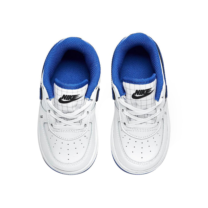 Toddler's Force 1 LV8 White/White-Black-Game Royal (DO3808 100)