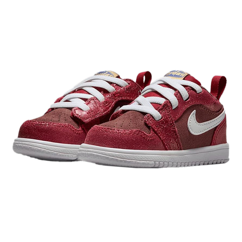 Toddler's Jordan 1 Low ALT SE Dark Pony/White-Varsity Red (HF2303 200)