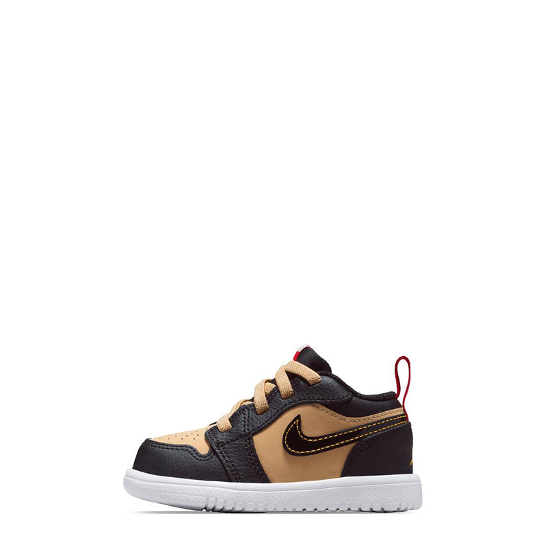 Toddler's Jordan 1 Low ALT SE Sesame/Black-Fire Red-White (HQ2017 200)