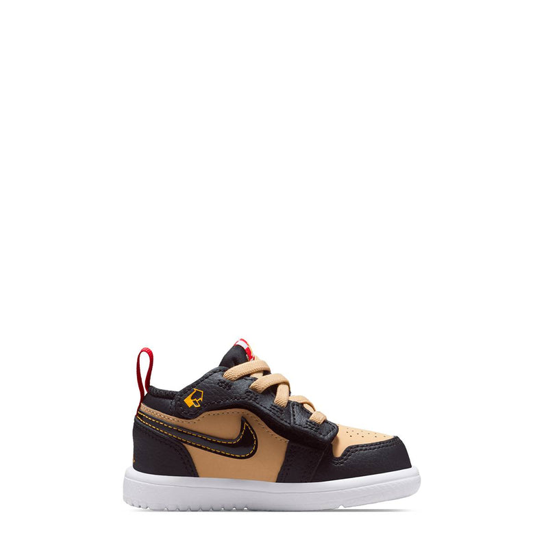 Toddler's Jordan 1 Low ALT SE Sesame/Black-Fire Red-White (HQ2017 200)