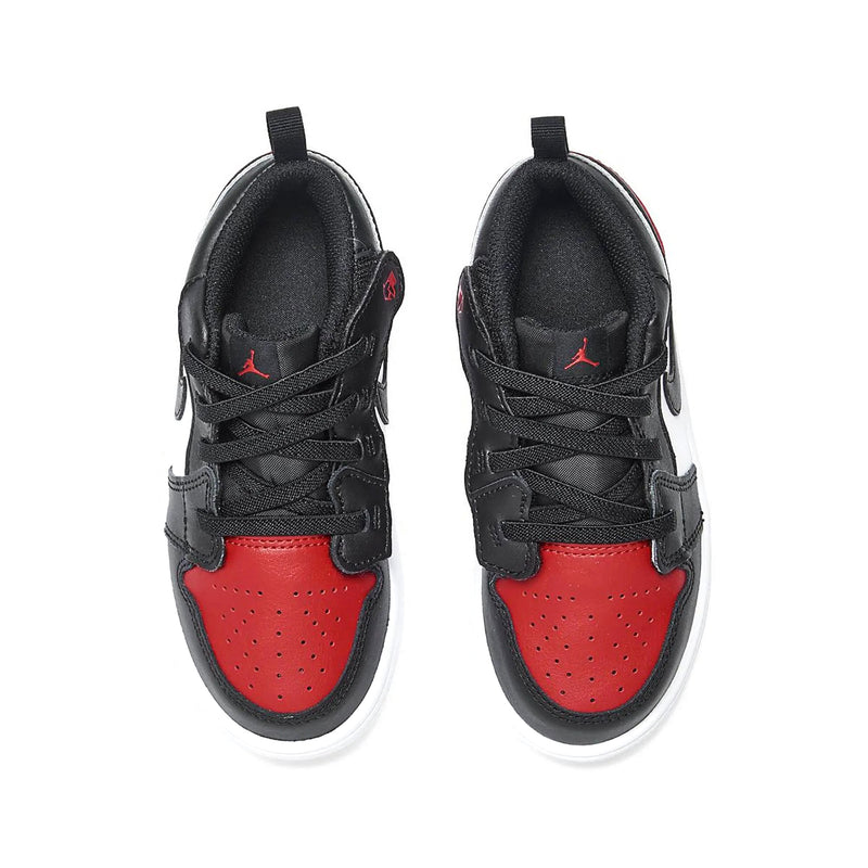 Toddler's Jordan 1 Low Alt White/Black-Varsity Red-White (DR9747 161)